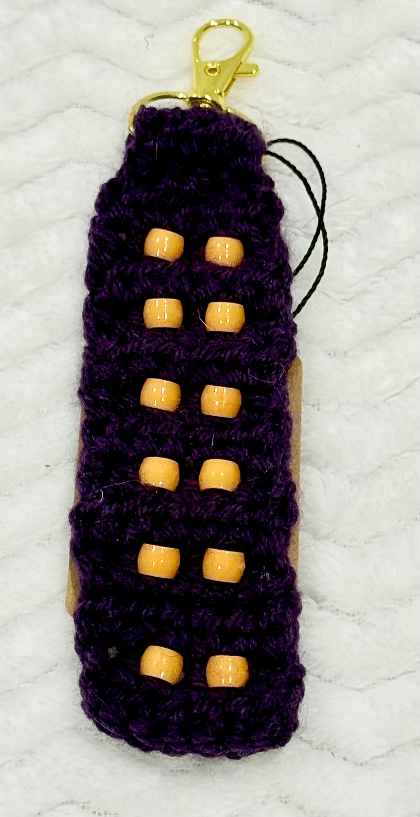 Crochet Bead Fidget Keychain (12 bead)