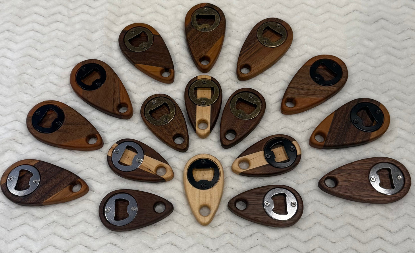 Hardwood Bottle Openers
