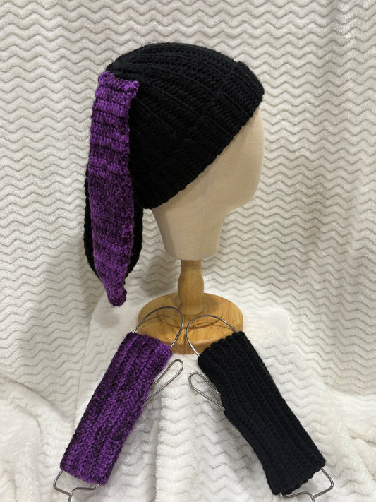 Rebel Bunny Beanie Set