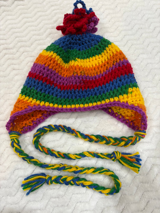 Rainbow Striped Hat (Child)
