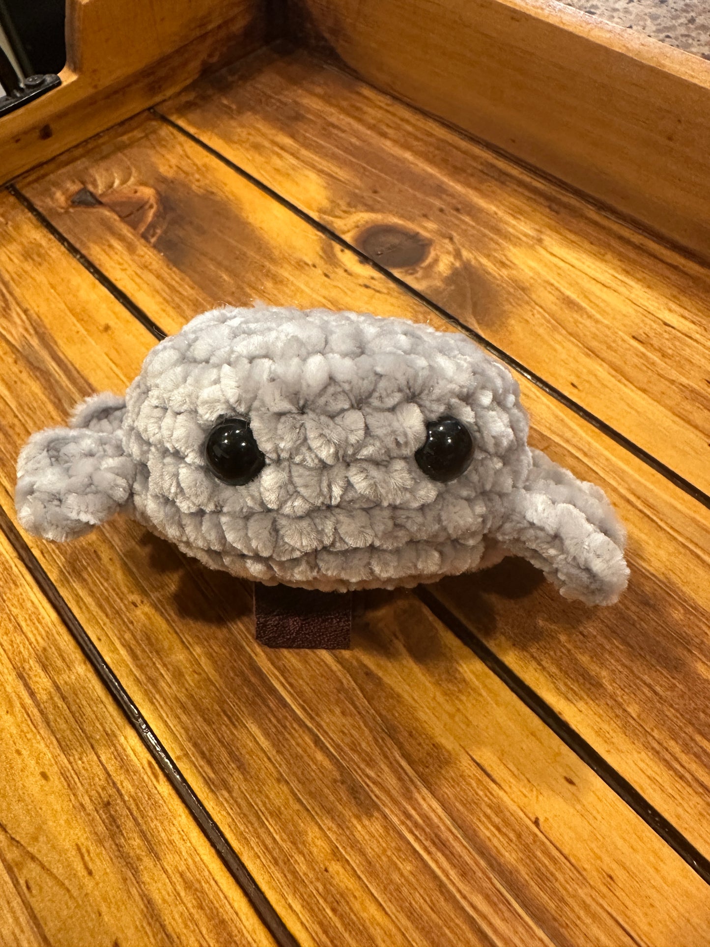 Crocheted Velvet Spider Toy