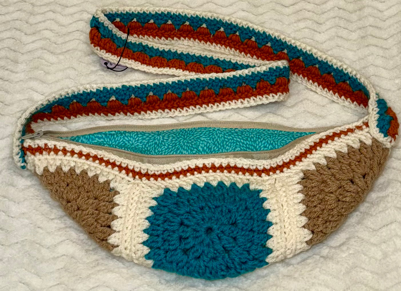 Southwest Cross Body Granny Square Bag