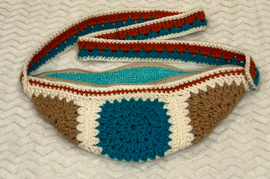 Southwest Cross Body Granny Square Bag