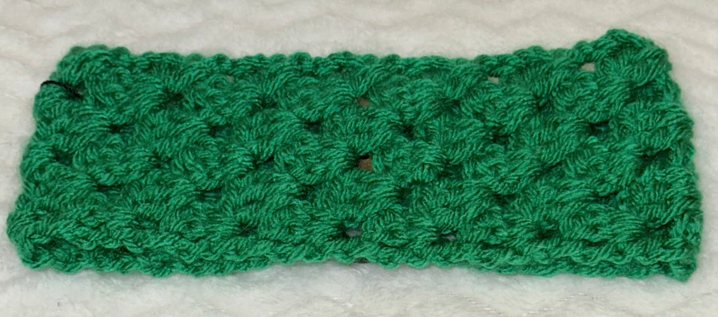 Hand crocheted Granny stitch Headband- Adult size - Acrylic