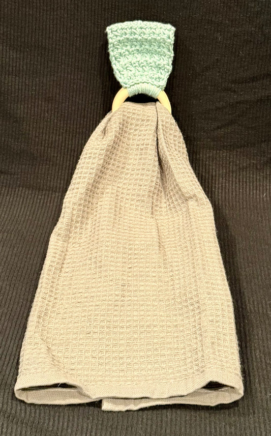 Rustic Rings Towel Hanger Set