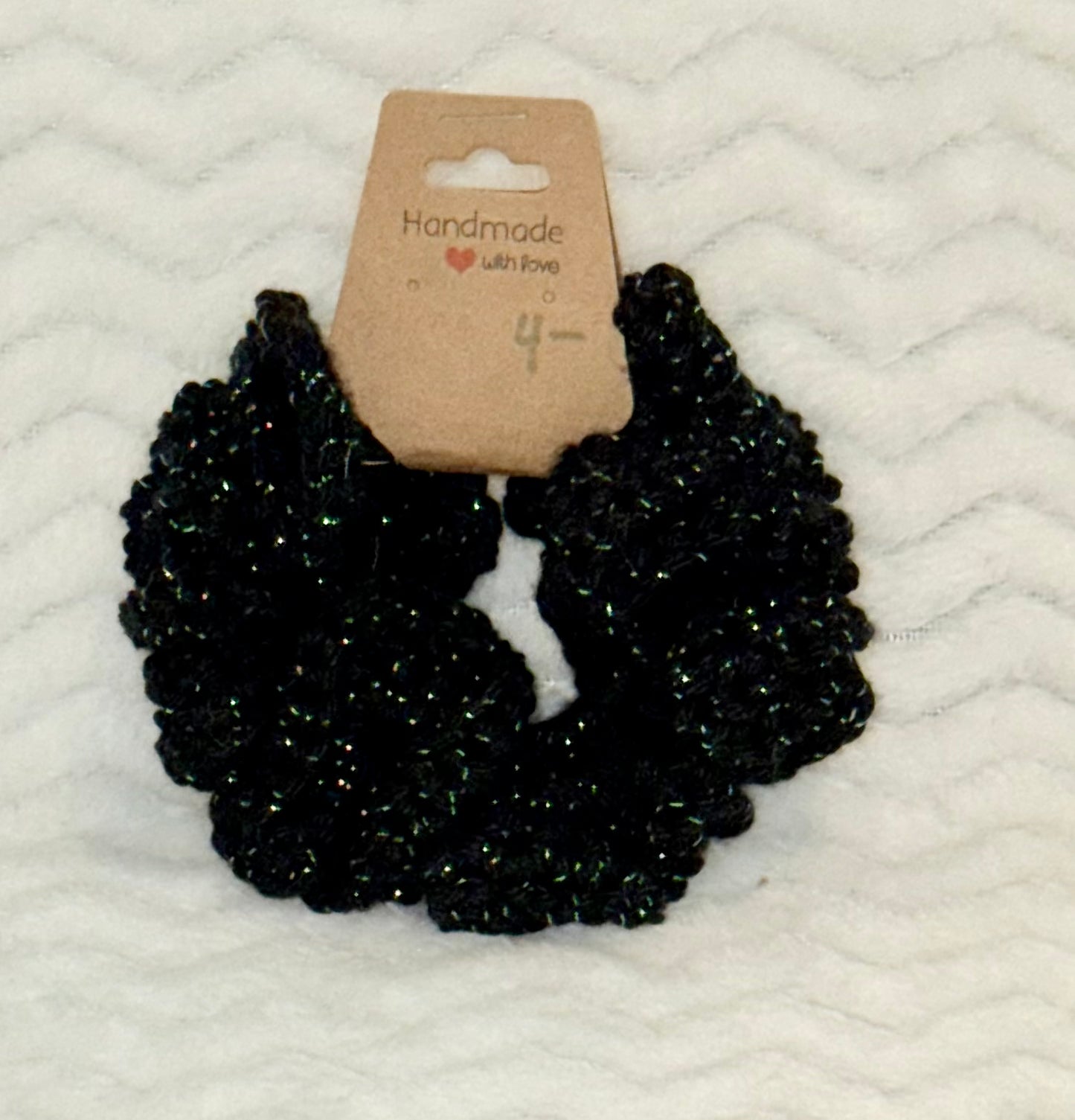 Handmade Crocheted Cotton Scrunchy