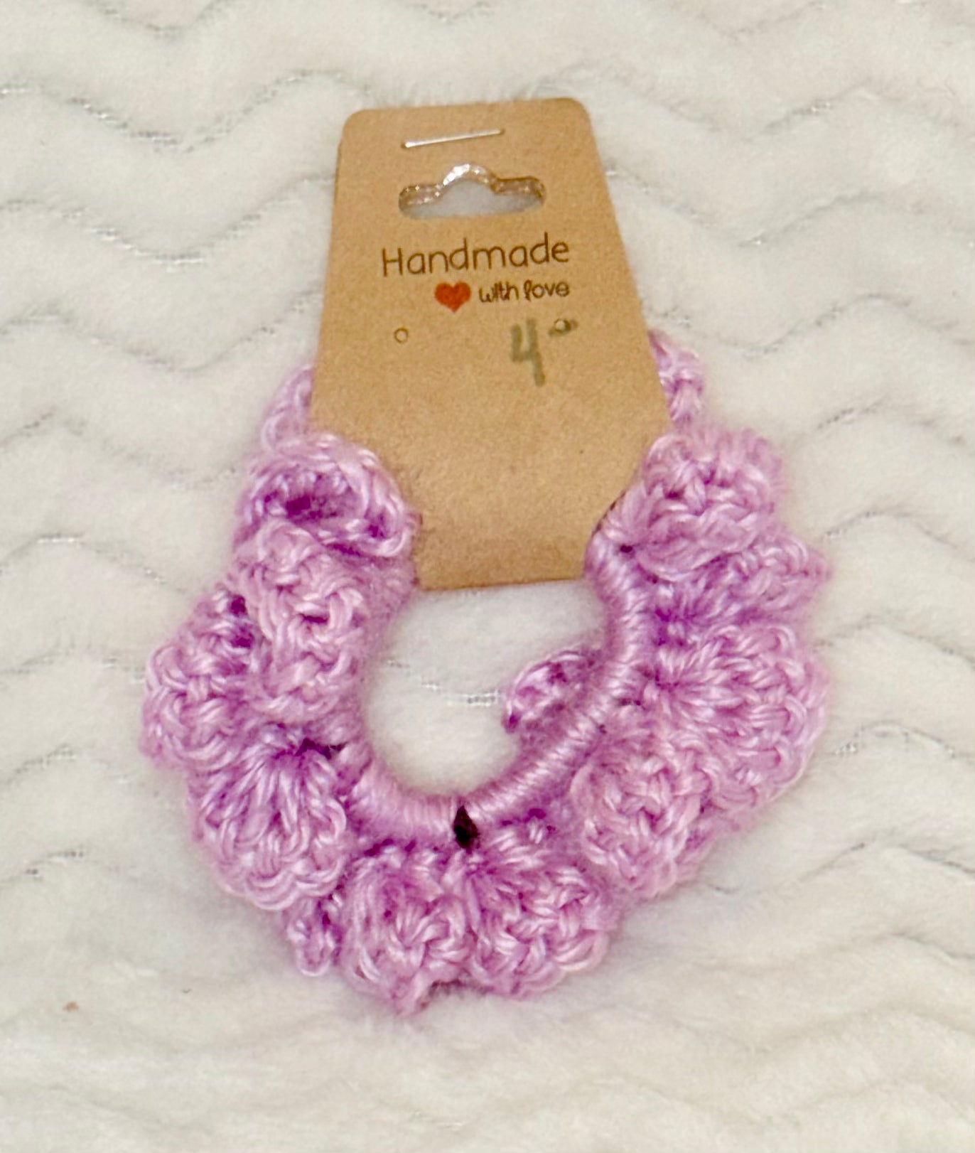 Handmade Crocheted Acrylic Scrunchy