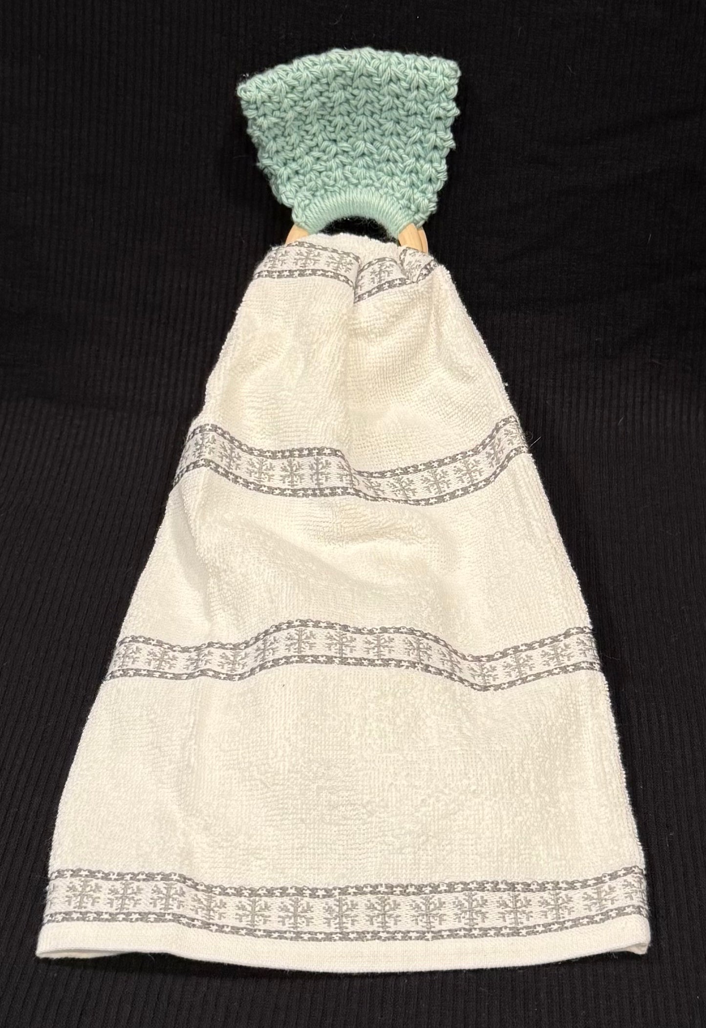 Rustic Rings Towel Hanger Set