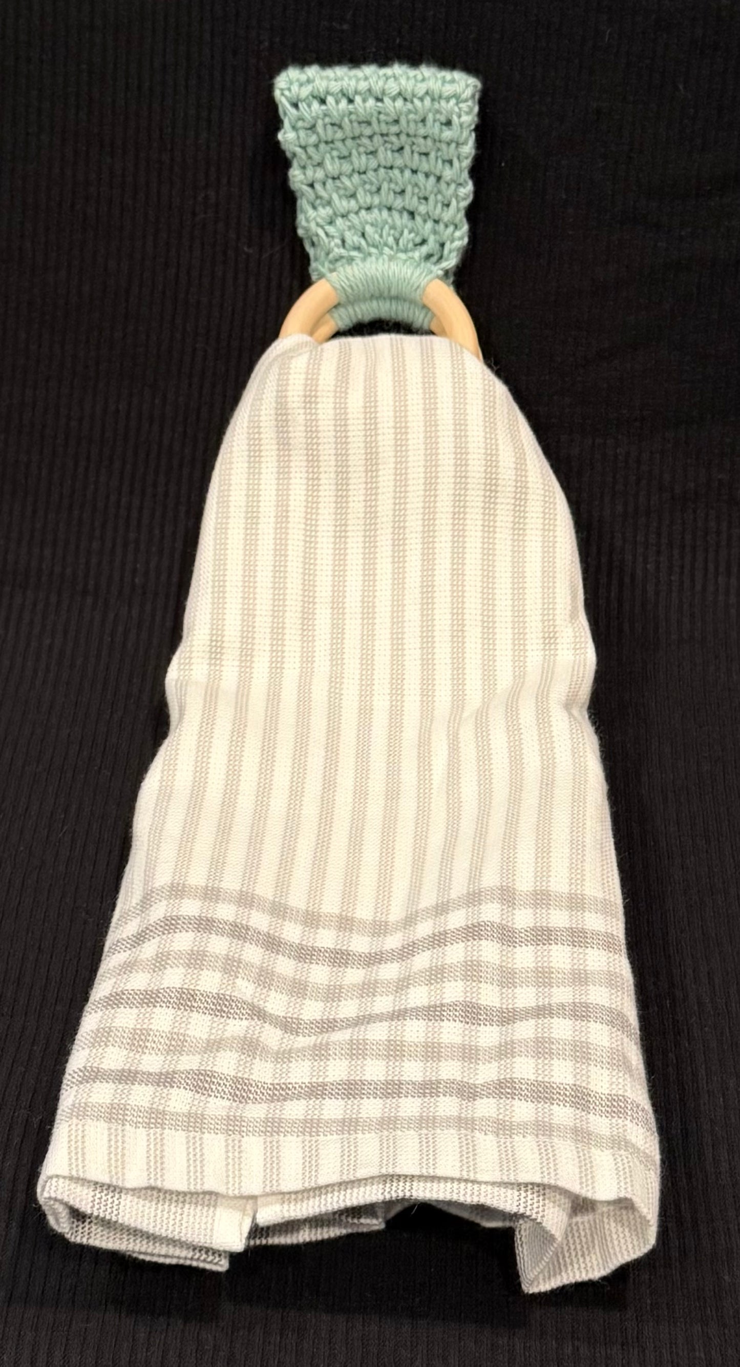 Rustic Rings Towel Hanger Set