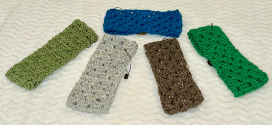 Hand crocheted Granny stitch Headband- Adult size - Acrylic