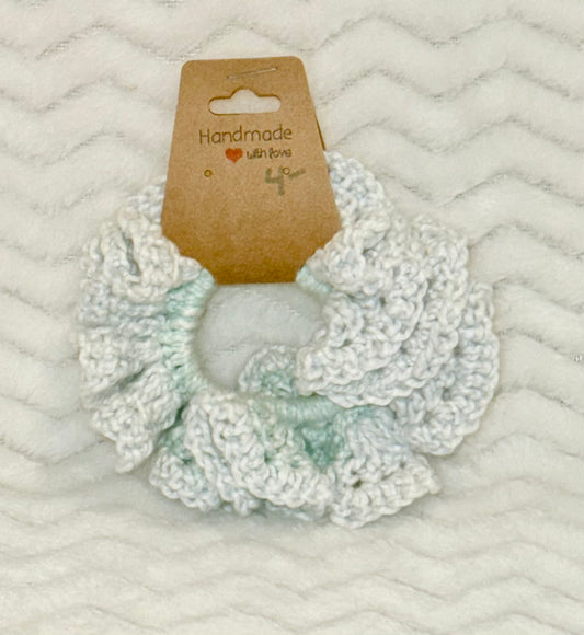 Handmade Crocheted Cotton Scrunchy