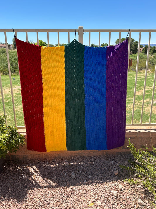 Rainbow Snuggle Blanket